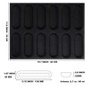 FETESUR Silicone Perforated Bread Mold for Baking, 12 Individual Oblong