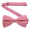 Guokoo Bow Ties for Men Solid Color Bow Tie Pre-Tied