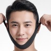 Shop Up Men's V-Line Tape Face Jaw Lifting Band, Black,
