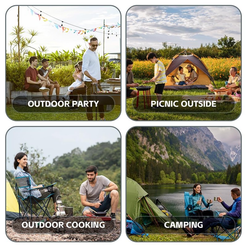 Namolit Camp Plates and Pans Sets Nonstick Backpacking Picnic Cooking