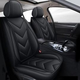 Unbranded Full Set Car Seat Cover For SUBARU FORESTER 1998-2024 Faux Leather Cushion Pad
