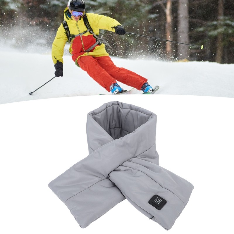 Heated Scarf USB Warming Scarf Adjustable Temperature Soft Comfort Cotton