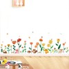 LOMILY Girl Room Flowers Wall Stickers Large,Kids Bedroom Wall Decals,Daycare