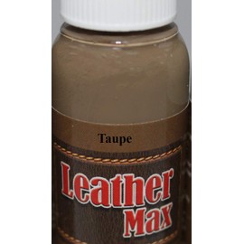 Blend It On Leather Max Large Project 8 Ounce Jar Refinish for Your Furniture, Jacket, Sofa or Car Seat, Super Easy Instructions, Restore Any Material, Bonded, Pleather, Genuine (Taupe)