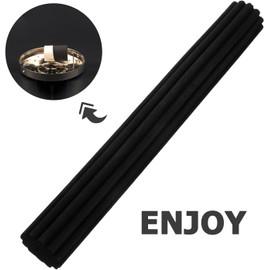 Anneome Palitos de Moxa sin Humo de Hierbas Negro, 4 Piezas, Calor Ligero para Relajación y Mejor Calidad de Sueño en Moxibustión Tradicional