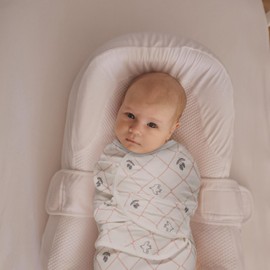 Baby Swaddle Blankets, 3-Pack Newborn Organic Cotton Swaddle Sleep Sacks, Adjustable Swaddle Wrap Set, Nursery Swaddling Essentials for Baby 0-3 Months, Infant Shower Items Gift (Flowers & Rabbits)