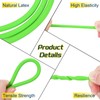 PATIKIL 26 Ft(8M) Fluorescent Green Latex Rubber Tubing, 1/16"(2mm) ID