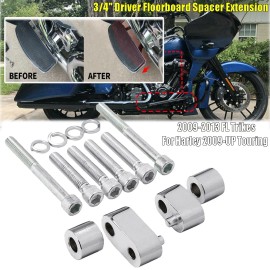 Unbranded 3/4" Driver Floorboard Spacer Extension For Harley Electra Tri Road Glide Trikes