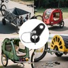 Bike Trailer Hitch Connector, Stable Metal Bicycle Tow Coupler Attachment