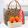 FlowFly Leopard Insulated Lunch Cooler Bag - Tote Organizer for