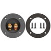 XGGYA 3 Inch Round Screw-Type Speaker Terminals,2-Way Speaker Terminal Cup