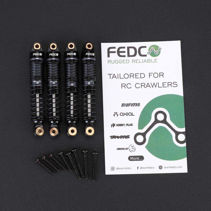 FEDCO DSS18 TRX4M Shocks 59MM Oil-Filled Shock Absorber CNC Long