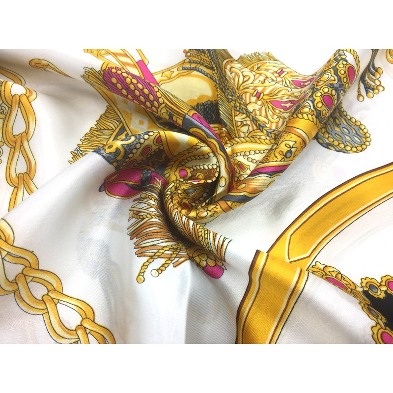 YOUR SMILE Silk Like Scarf - Pañuelo de satén cuadrado