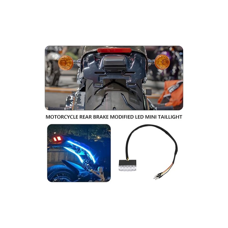 12V Motorcycle Rear Brake Light Tail Light Motorcycle Rear Brake