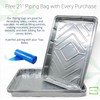 100 Large Foil Tray Bake containers Aluminium Recyclable 12 x