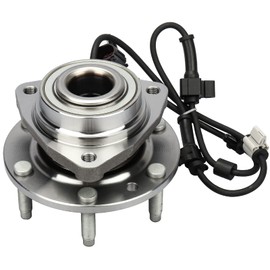 IRONTEK 513188x2 Front Wheel Bearing Hub Assembly fit 02-09 for Chevy Trailblazer (EXT), 03-08 for Isuzu Ascender, 04-07 for Buick Rainier, 03-06 for Chevy SSR, 02-09 for GMC Envoy, 6 Lugs RWD W/ABS