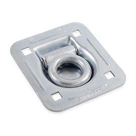 Camco Black Boar Recessed Trailer Floor Anchor | A Convenient Anchor Point for Securing Ropes, Bungee Cords & Straps on Trailers | Features a 2,000 lb. Safe Working Load | Easy to Install (66130)