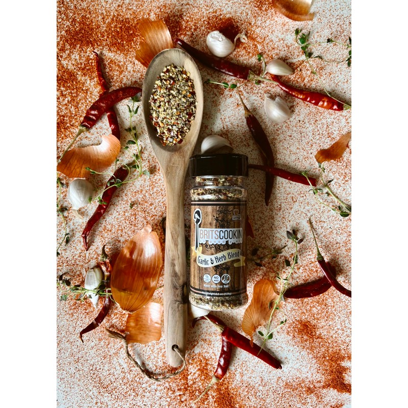 Britscookin - Garlic & Herb Seasoning 4.5 oz, Pack of