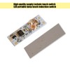 KOOBOOK 2Pcs Mini Touch Sensor Switch LED Strip Brightness Control