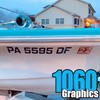 1060 Graphics - Custom Boat Registration Numbers & Letters (Two