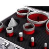 Diamond Drill Bits Set, Tile Hole Saw Kit, Cutter Suitable