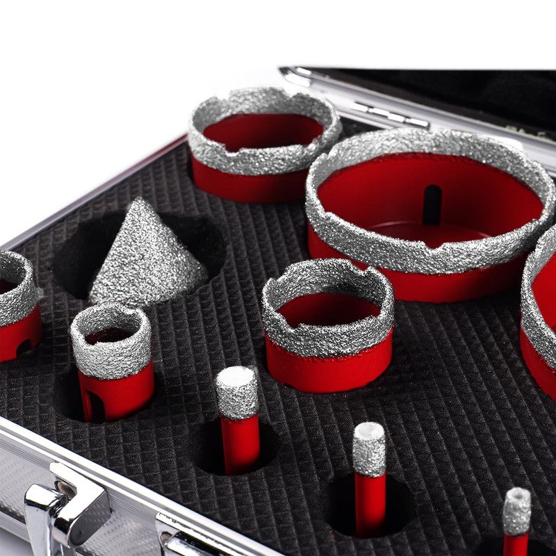 Diamond Drill Bits Set, Tile Hole Saw Kit, Cutter Suitable