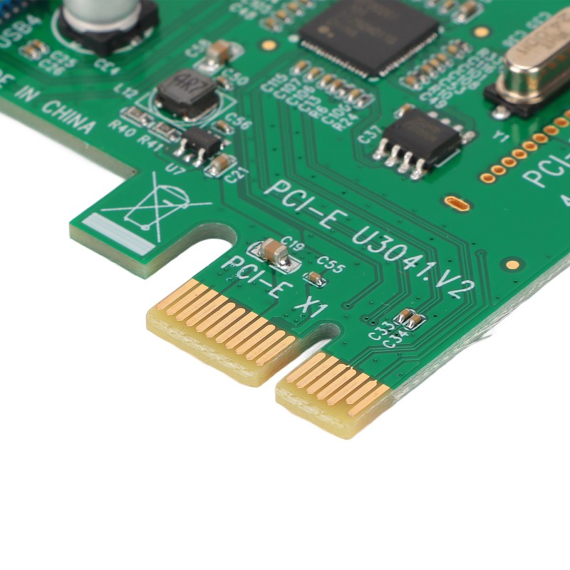USB3.0 Expansion Card 5Gbps Transmission VIA Chip 4 Ports Enclosed