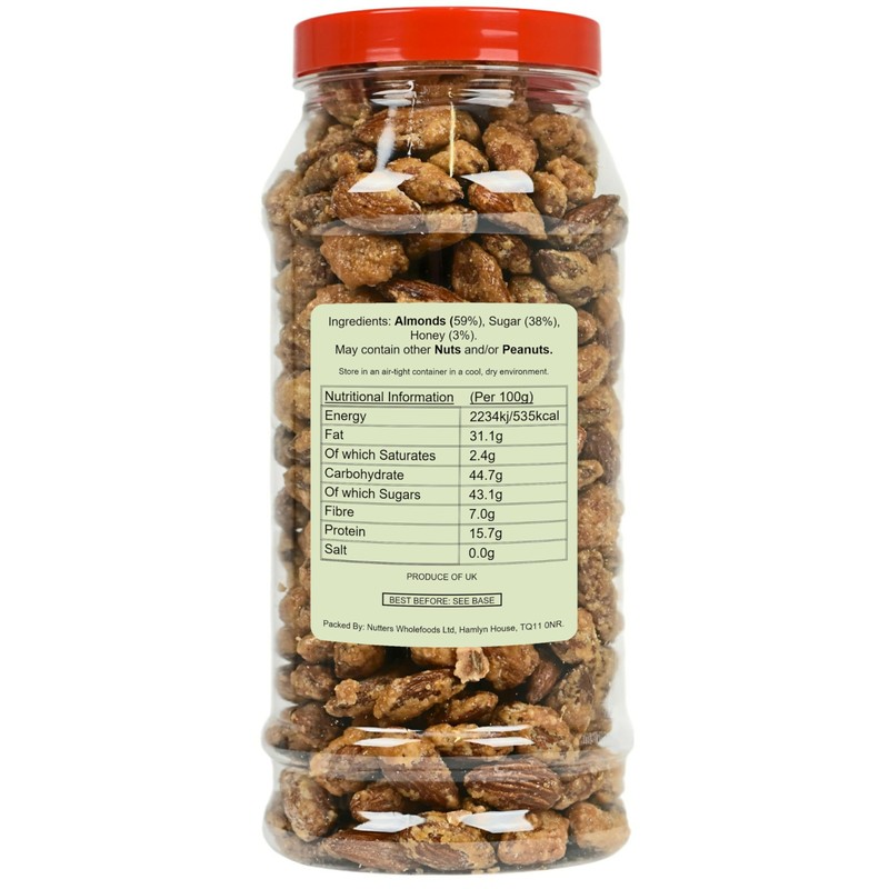 Natural Health 4 Life Caramelised Honey Almonds 550g