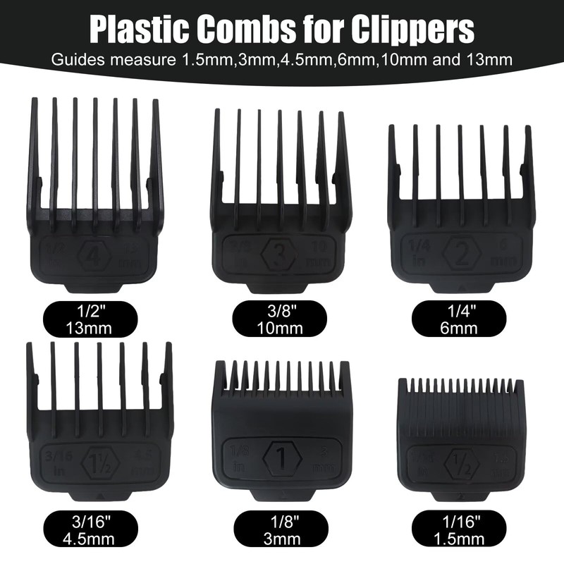 XSPANDER Magnetic Guards Set, 1/16”, 1/8”, 3/16”, 1/4”, 3/8”, 1/2”