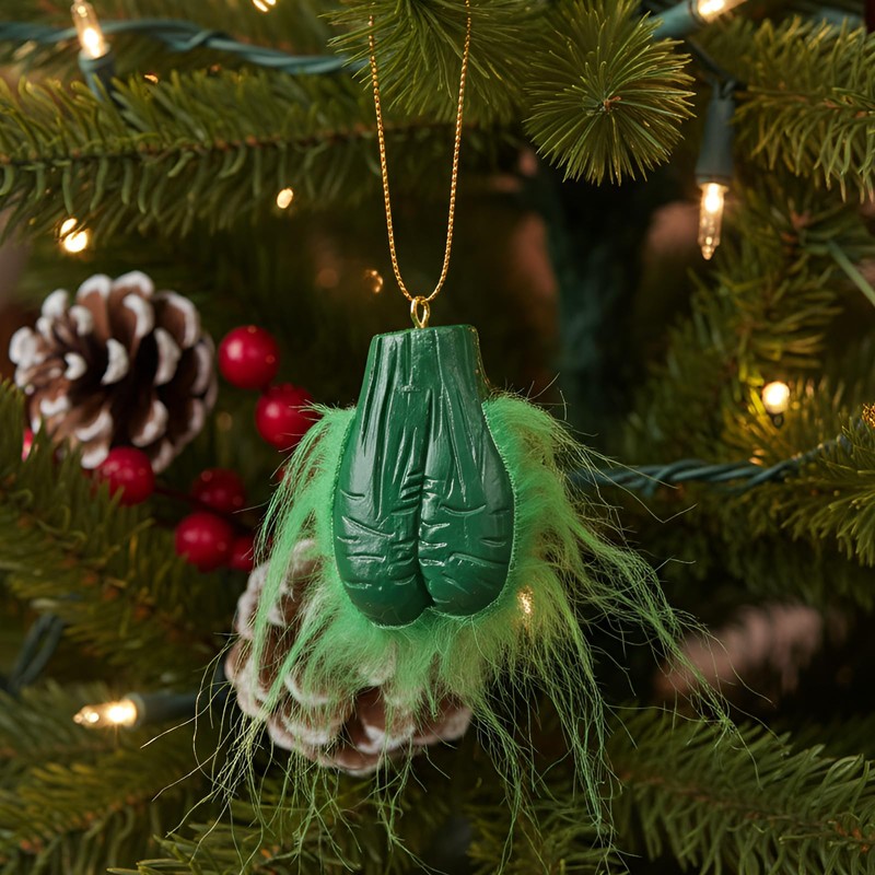 3D Green Christmas Ball Ball Funny Egg Balls Ornaments Christmas