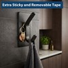 Double Adhesive Wall Hooks for Towel & Coat Storage –