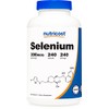 Nutricost Selenium 200mcg, 240 Vegetarian Capsules, Non-GMO, Gluten Free L-Selenomethionine
