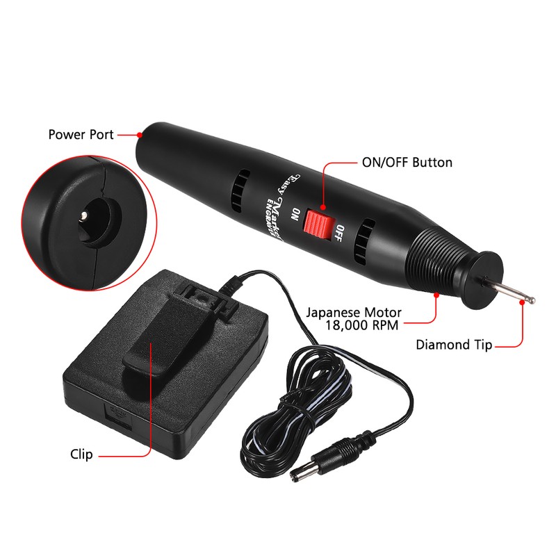 Portable Precision Electric Engraving Pen Engraver DIY Carve Graver Machine