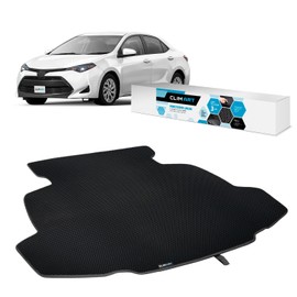 CLIM ART Cargo Liner for Toyota Corolla 2014-2019 Sedan Custom Fit Trunk Mat, with Honeycomb Dirtproof & Waterproof Technology - All-Climate, Heavy Duty, Anti-Slip Cargo Liner, Luggage - FL91114011v