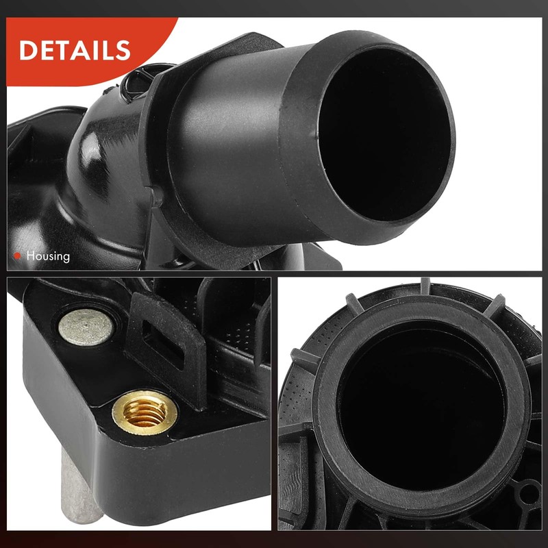 A-Premium Engine Coolant Thermostat Housing Assembly with O-ring Compatible with
