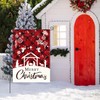 Merry Christmas Garden Flag, 12x18 Inch Christmas Nativity Scene Double
