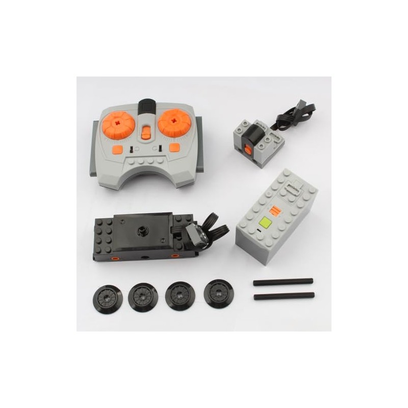 AKOGD Train Motor Power Functions Set, 4-Piece Train Electric Motor