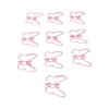 100 Pcs Shaped Paper Clips Pink Butterflies Shape Metal Cute