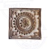Royal Kraft Indian Print Stamp Brass Square Shapes Wooden Clay