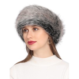 Rulala Fancy Faux Fur Headband for Women Winter Earwarmer Earmuff with Elastic(Multicoloured)