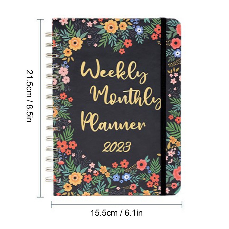Goal Planner A5 Exquisite Design Premium Paper Spiral Notebook Schedule