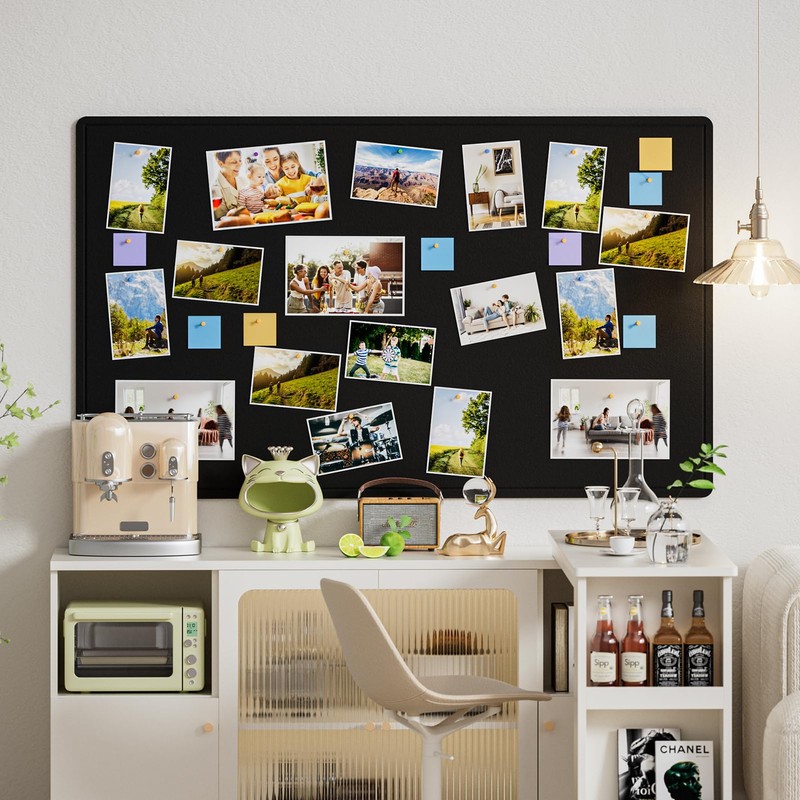 MaxGear Extra Large Bulletin Board 60" x 36", Foldable Felt
