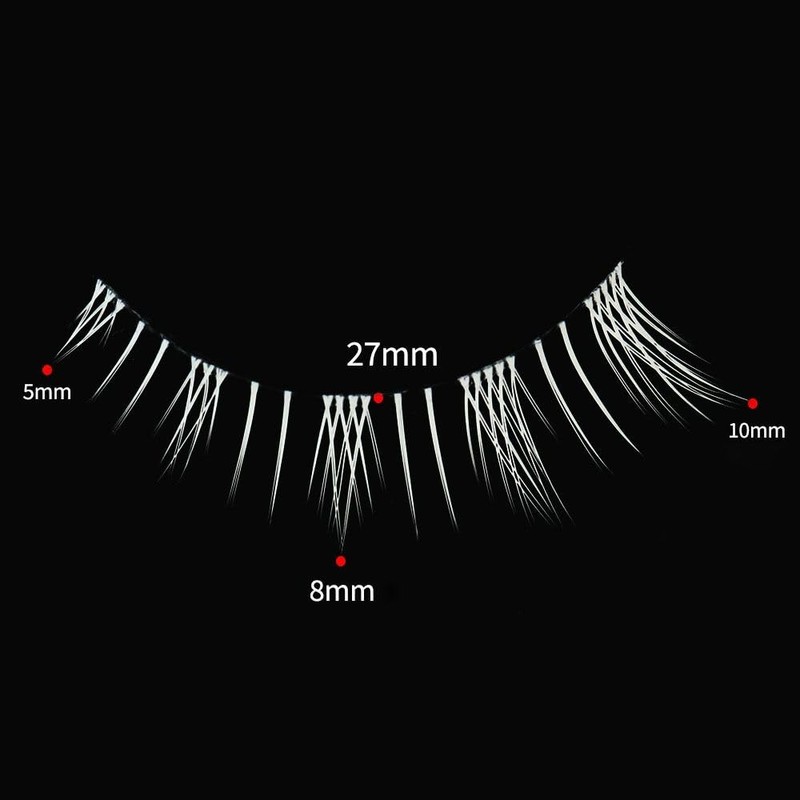 White False Eyelashes for Cosplay White False Eyelashes Natural False