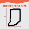 Indiana State Cookie Cutter with Easy to Push Design (4