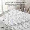 Belt Organizer 2 Pack Clear Acrylic Belt Holder for Closet