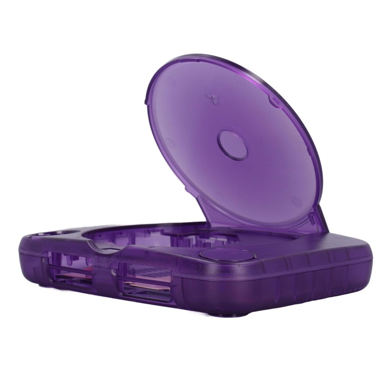 GOWENIC Carcasa de Repuesto para Consola Retro Translúcida, Carcasa Completa
