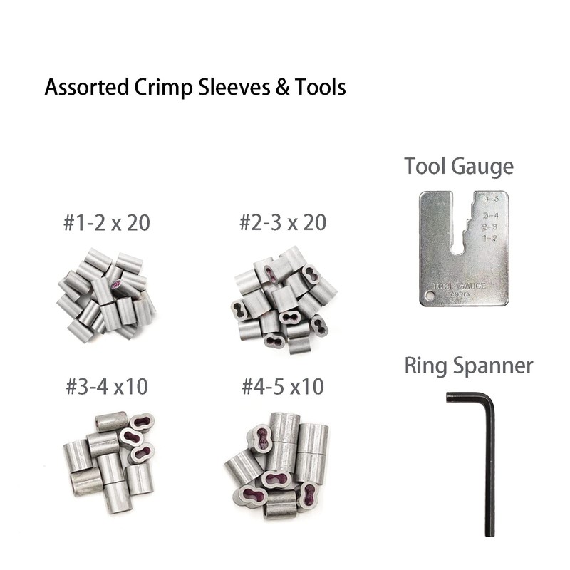 FenceMate 4 Slot Crimping Swaging Tool Kit to Join High