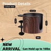 cowinational 2pcs Cup Holder for Desk (2PCS Walnut Design)
