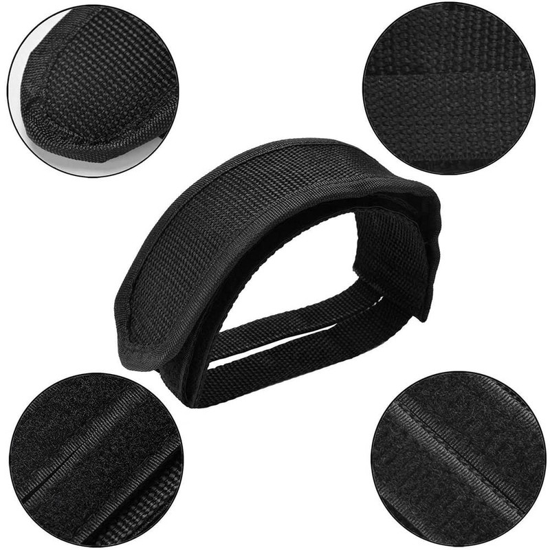 Pedal Straps (4 Pieces), Bicycle Pedal Toe Clip Straps Two