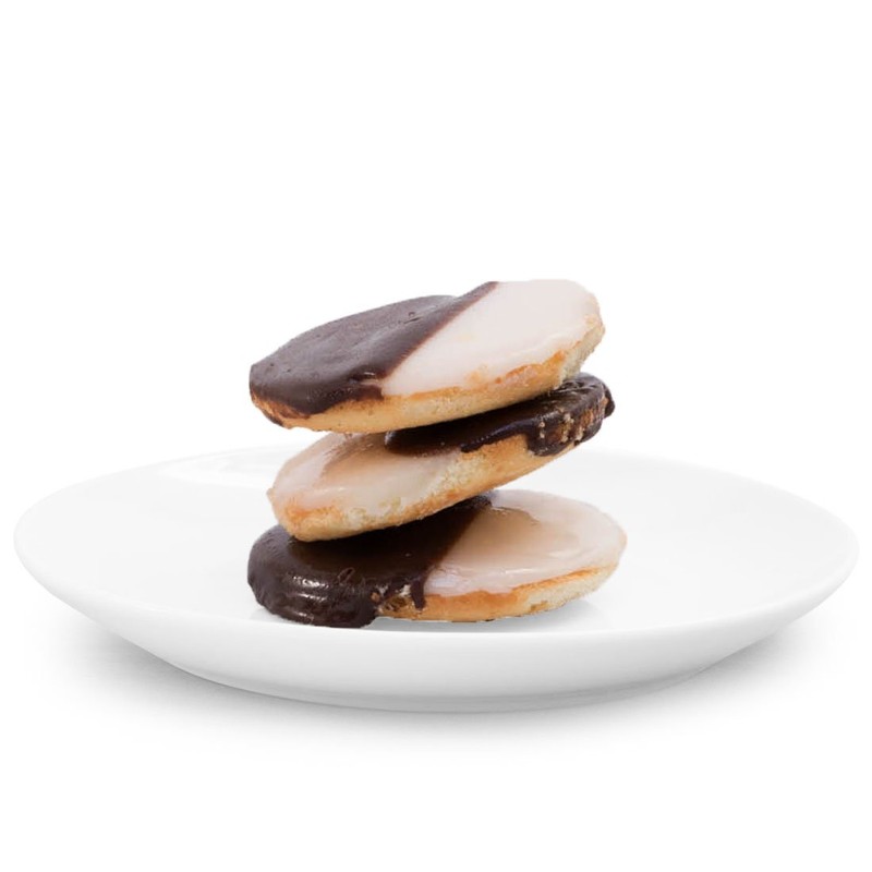 Green's Bakery Hand Dipped Mini Black & White Cookies -